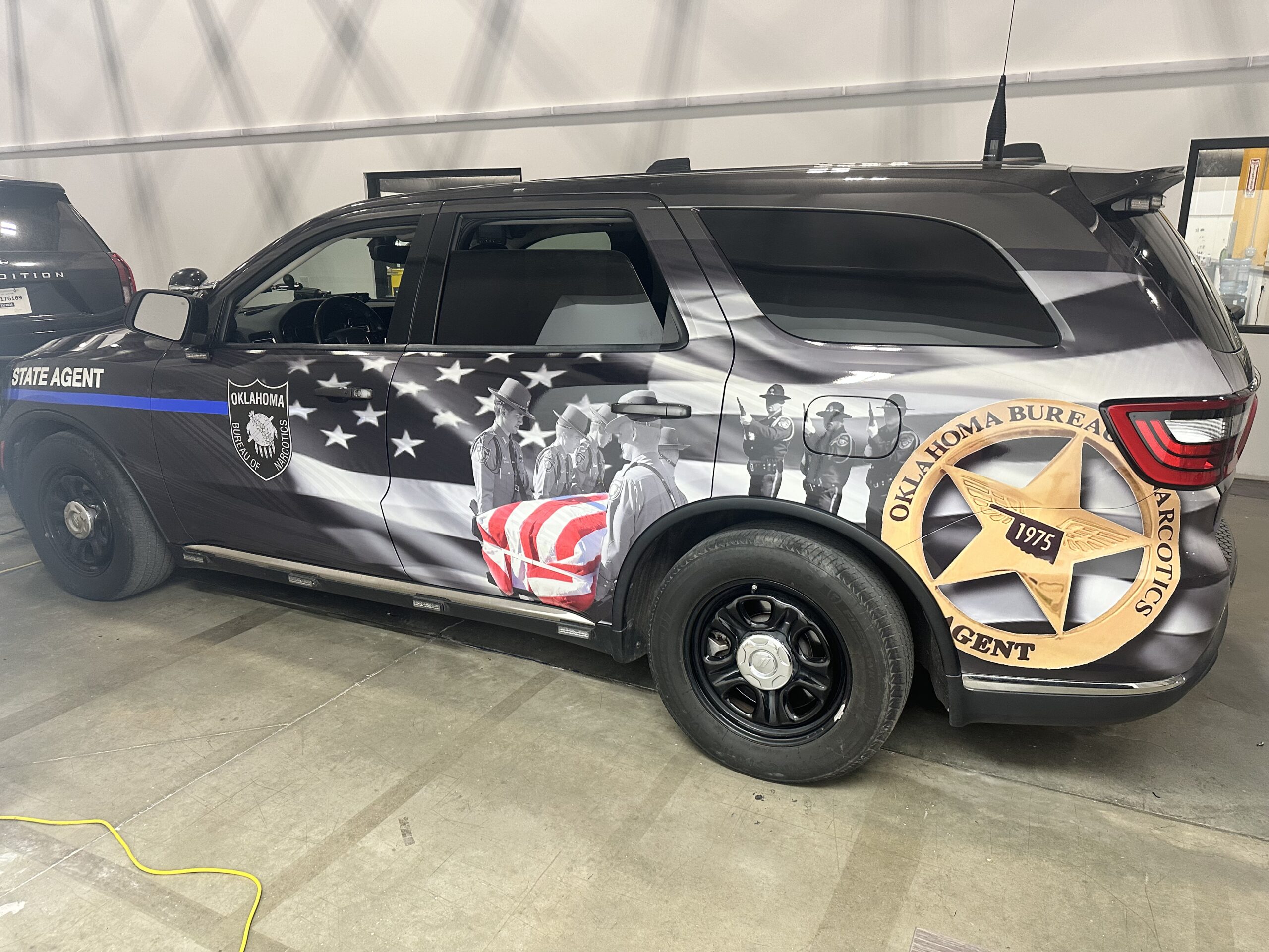 Vehicle completed by Metro Emergency Upfitters with a full professional graphics and wrap package