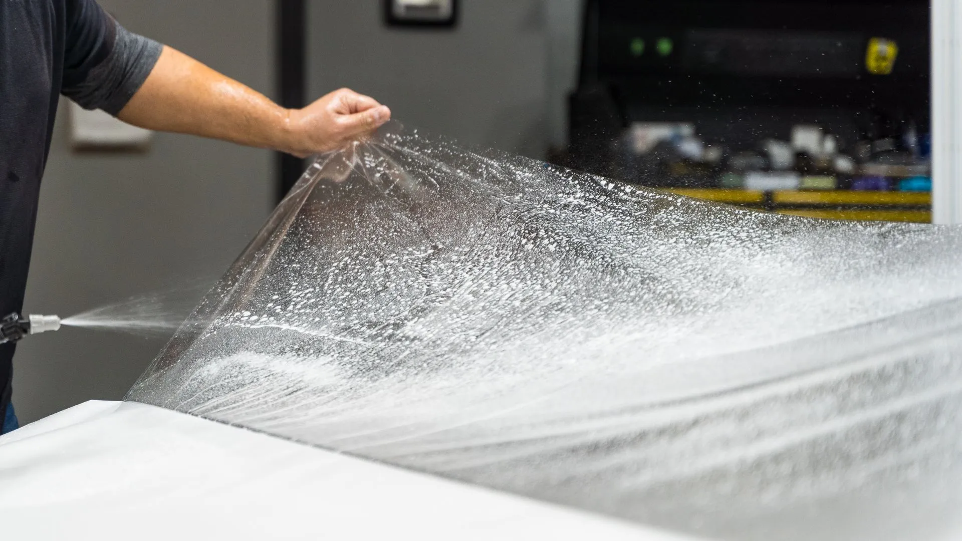 Paint protection film installed to help protect vehicle surfaces