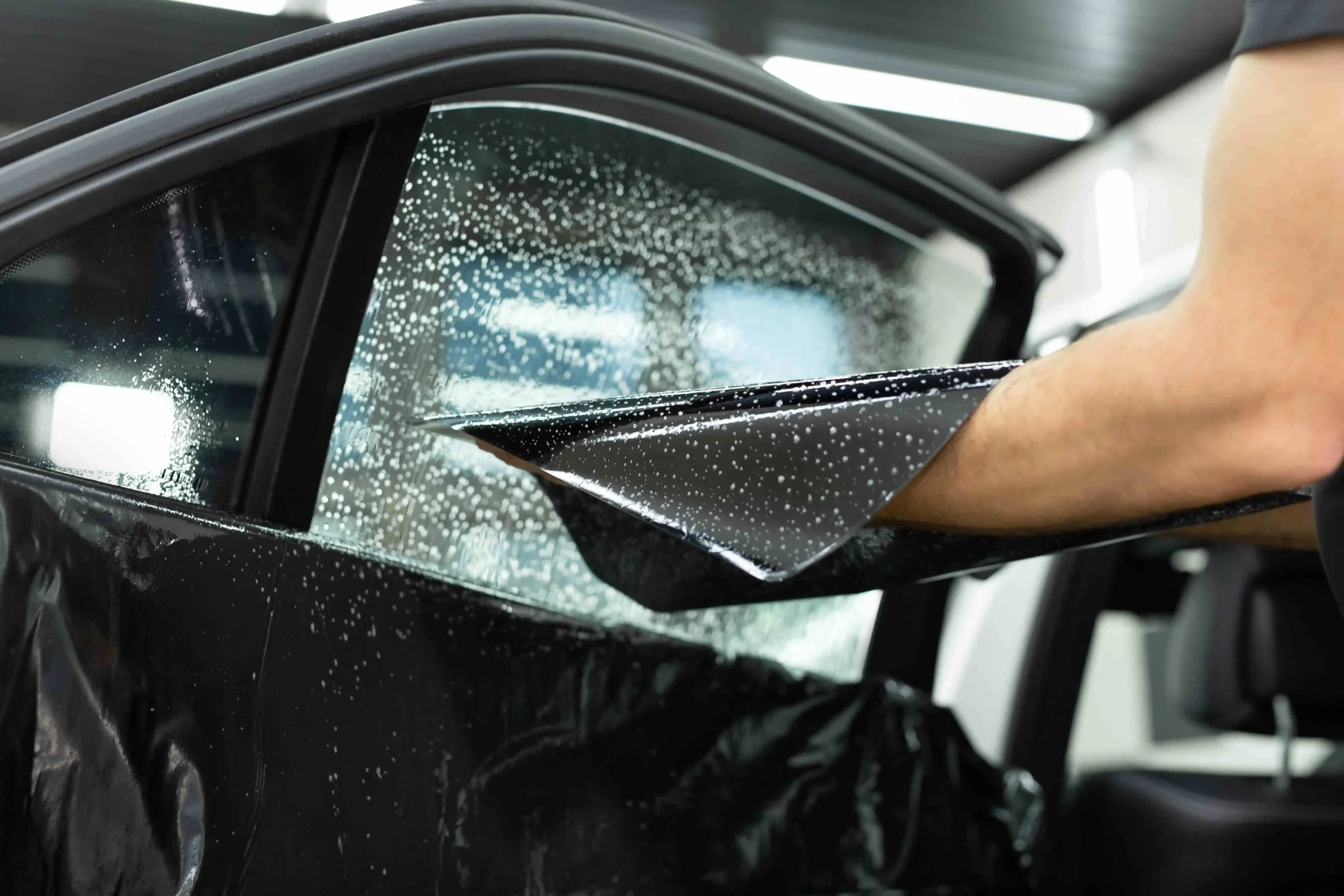 Commercial vehicle window tint completed by Metro Emergency Upfitters